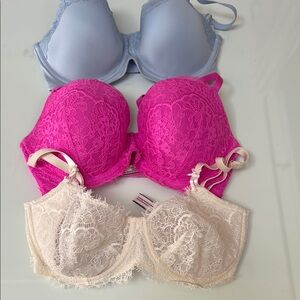 Victoria’s Secret + Natori push up Bras 32DDD